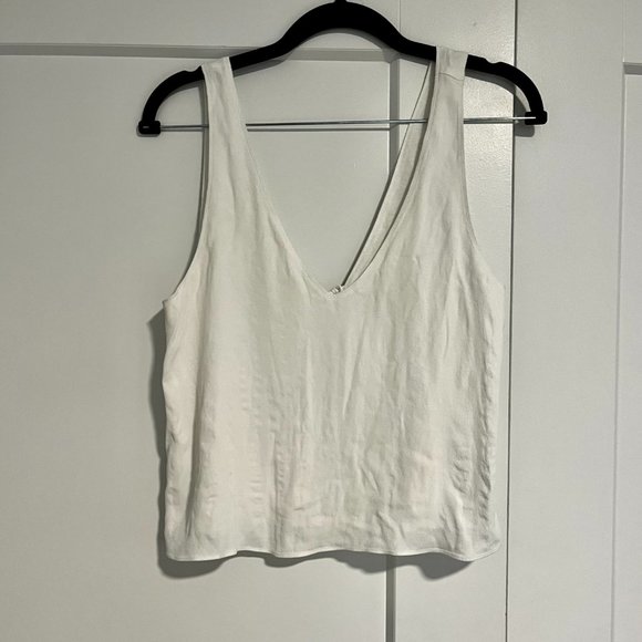 Aritzia Wilfred Free Kempner Blouse in White - Picture 1 of 4
